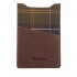 Barbour Leather Phone and Card Pouch Holder