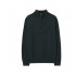 Joules Mens Hillside 1/4 Zip Funnel Neck Jumper in Racing Green