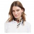 Barbour Stanton Checked Square Scarf in Trench &amp; Navy