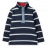 Joules Boys Captain Stripe Sweatshirt in Navy Block Stripe