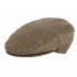 Barbour Men&#039;s Cairn Flat Cap in Olive Purple &amp; Red