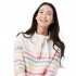 Joules Ladies Saunton Sweatshirt in Cream Strawberry Stripe UK  8