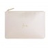 Katie Loxton Metallic White Bridal Perfect Pouch - Bride