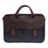 Barbour Wax Leather Briefcase in Olive