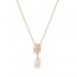 Tutti &amp; Co Freshwater Pearl Necklace Gold