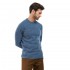 Barbour Mens Newbury Crew Jumper In Blue Mix