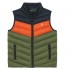 Joules Boys Crofton Packable Gilet in Navy Colour Block