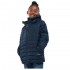 Barbour Girls Coraline Quilted Jacket in Navy Multi Dog Print