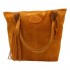 Barrhead Leather &#039;Sherrie&#039; Deerskin Tote Bag in Camel Suede