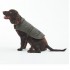 Barbour Baffle Quilted Dog Coat in Dark Olive