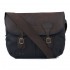 Barbour Wax Leather Tarras Bag in Olive