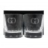 Gretna Green Pair Of Lewis Crystal Whisky Glasses