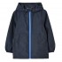 Joules Boys Arlow Waterproof Packable Rain Mac in Marine Navy