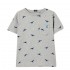 Joules Boy&#039;s Olly Printed T- Shirt in Grey Dino - 6 Years