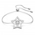 Swarovski Stella White Star Rhodium Bracelet