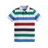 Joules Boys FILBERT Polo Shirt in Cream Multi Stripe UK 3 Years