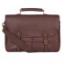 Barbour Brown Leather Briefcase 