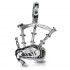 Silver Bagpipes Charm