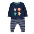 Joules Byron Artwork Set in Navy Zoo