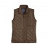 Joules Mens Halesworth Fleece Lined Quilted Gilet Country Brown S