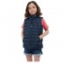 Barbour Girls Yara Gilet in Navy Multi Dog