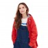 Joules Ladies Shoreside Coastal Waterproof Jacket In Red