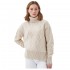Barbour Ladies Perch Knitted Roll Neck Jumper in Oatmeal