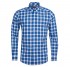 Barbour Mens Highland 28 Long Sleeved Check Shirt In Blue UK S