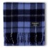 Gretna Green Ramsay Blue Ancient Tartan Cashmere Scarf
