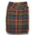 Ladies &#039;Isobel&#039; Wool Billie Kilt in Antique Buchanan UK 14