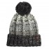 Barbour Harlow Beanie in Black Slate Tartan