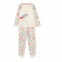 Joules Girl&#039;s Doze Days Pyjama Set in Horse Folk Floral