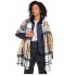 Barbour Faith Tartan Wrap in Trench &amp; Navy
