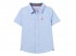 Joules Boys Oxford Short Sleeve Shirt in Blue