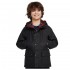 Barbour Boys Hooded Beaufort Wax Jacket in Navy
