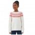 Barbour Girls Harper Fairisle Jumper in Cream