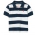 Joules Boys Filbert Stripe Polo Shirt in French Navy Stripe