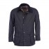 Barbour Mens Ashby Wax Jacket in Navy UK S