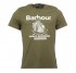 Barbour Mens Outdoor T-Shirt In Light Moss UK S