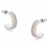 Tutti &amp; Co Pearl Enamel Earrings Silver