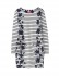 Joules Ladies Quinn Tunic With Pockets in Navy Border Floral UK 10