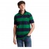 Joules Men&#039;s Filbert Polo Shirt in Navy Green Stripe