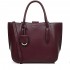 Radley Liverpool Street 2.0 Medium Open Top Grab Bag In Dark Cherry