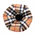Lochcarron Camel Thomson Modern Tartan Brushed Wool Tam