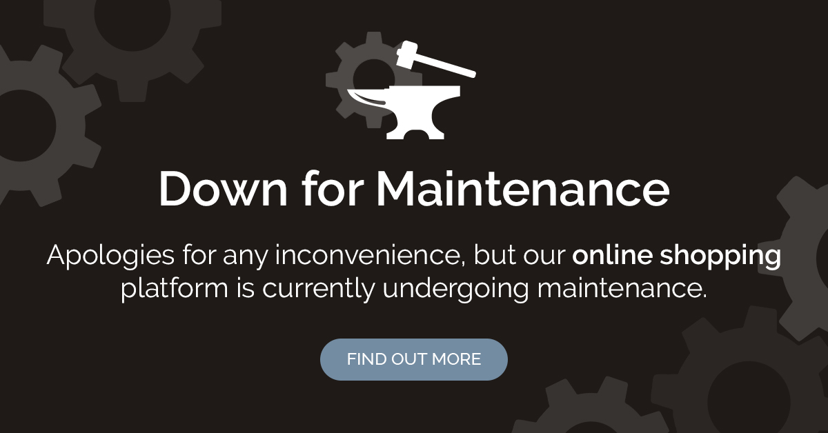 Online Shopping down for Maintenance [homepage]