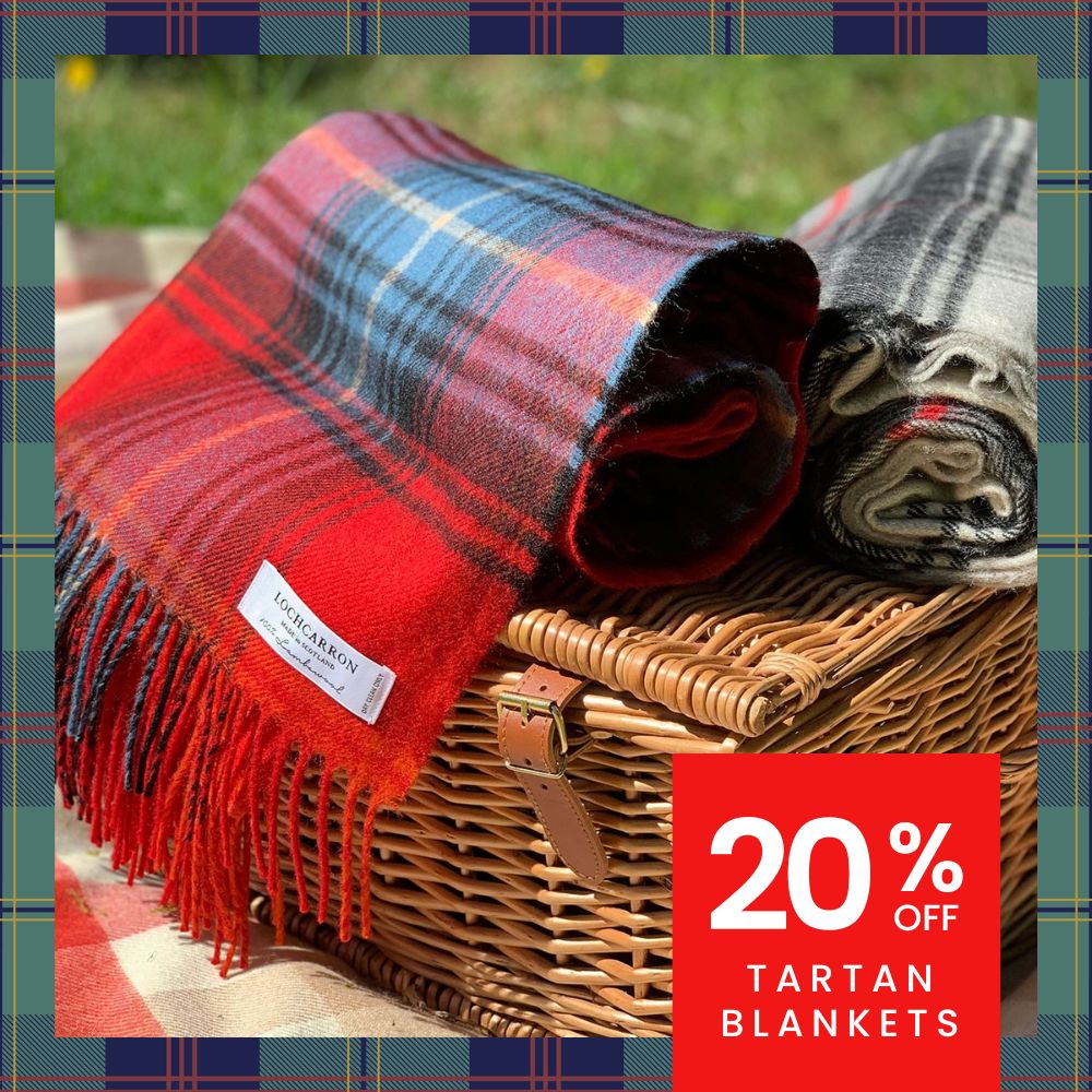 20% Off Tartan Blankets