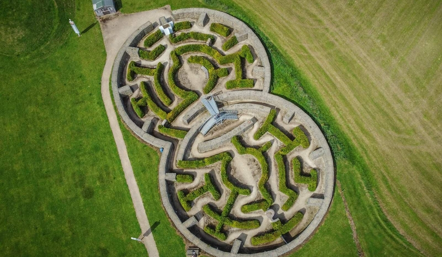 Courtship Maze at Gretna Green's Famous Blacksmiths Shop