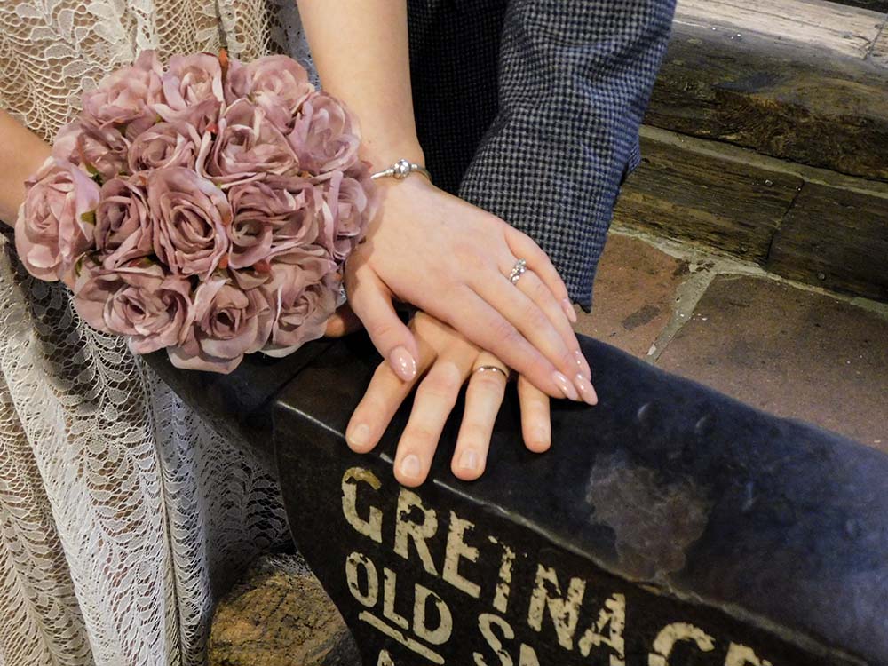 Anvil Handfasting at Gretna Green, Scotland