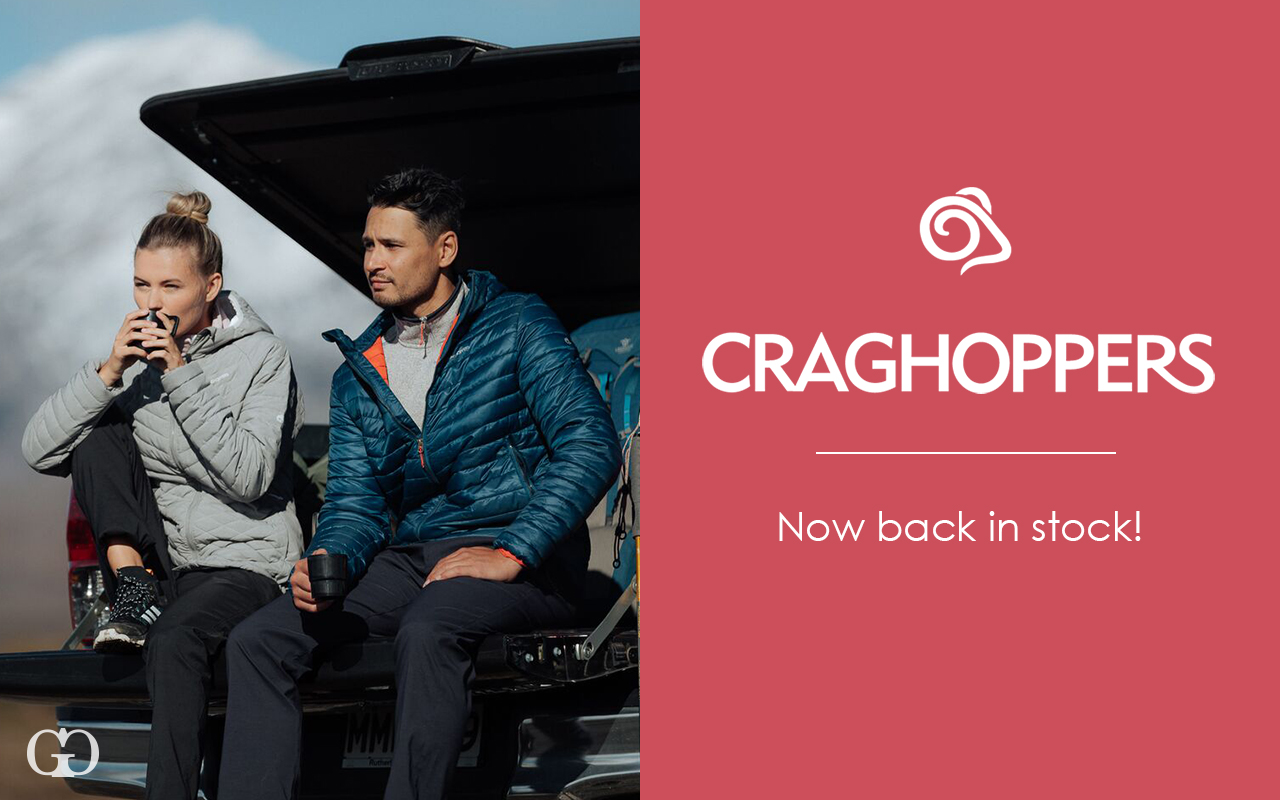 Craghoppers is back in stock