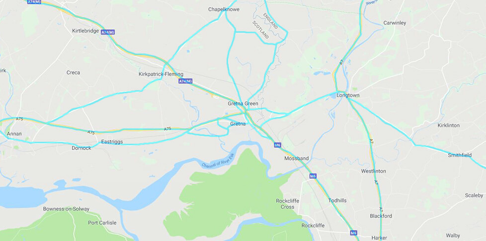 Cycle Routes to Gretna Green